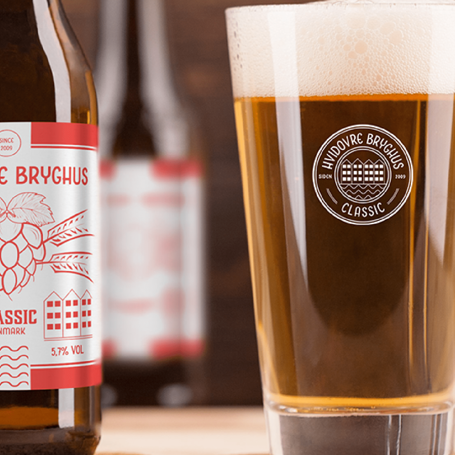 Design af Hvidovre Bryghus øl-etiketter